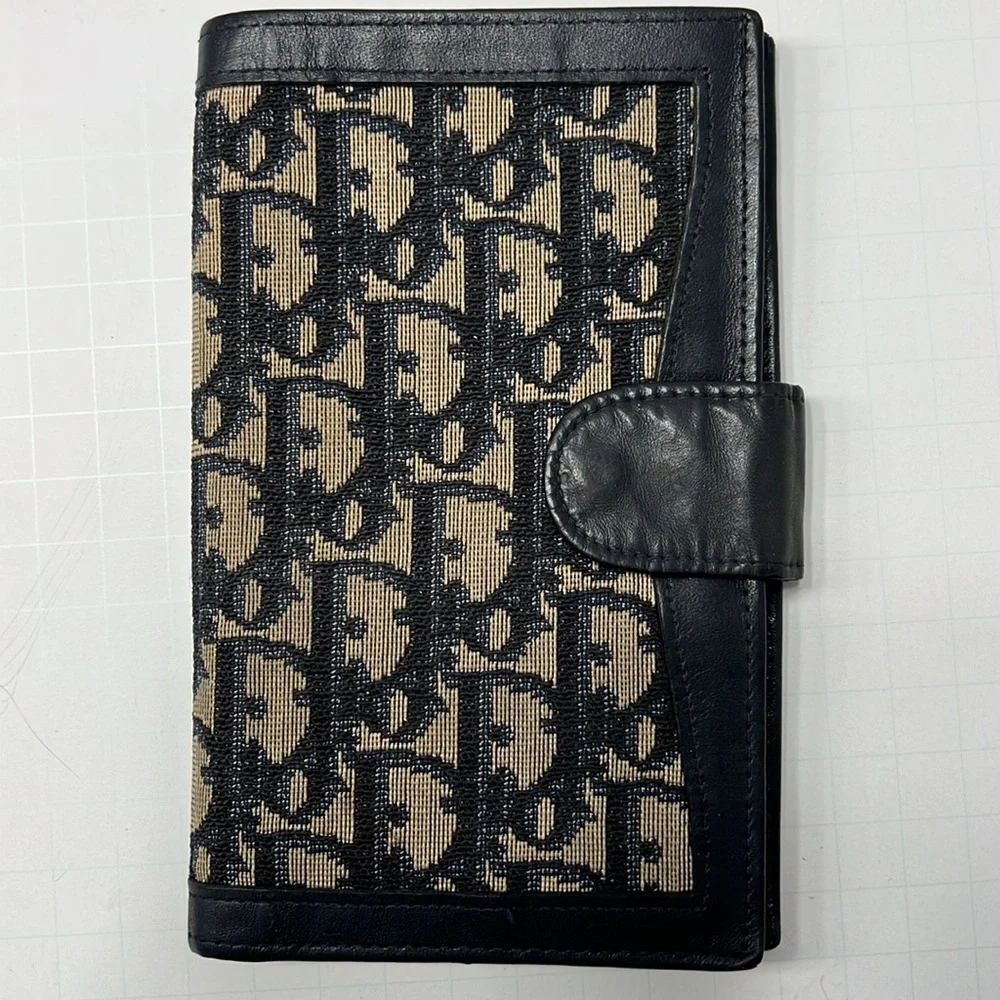 Christian Dior Vintage Oblique Trotter Wallet